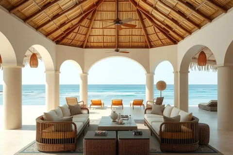 Villa frente al mar de 5 recámaras en Akumal Norte con acceso directo a la playa — foto 3