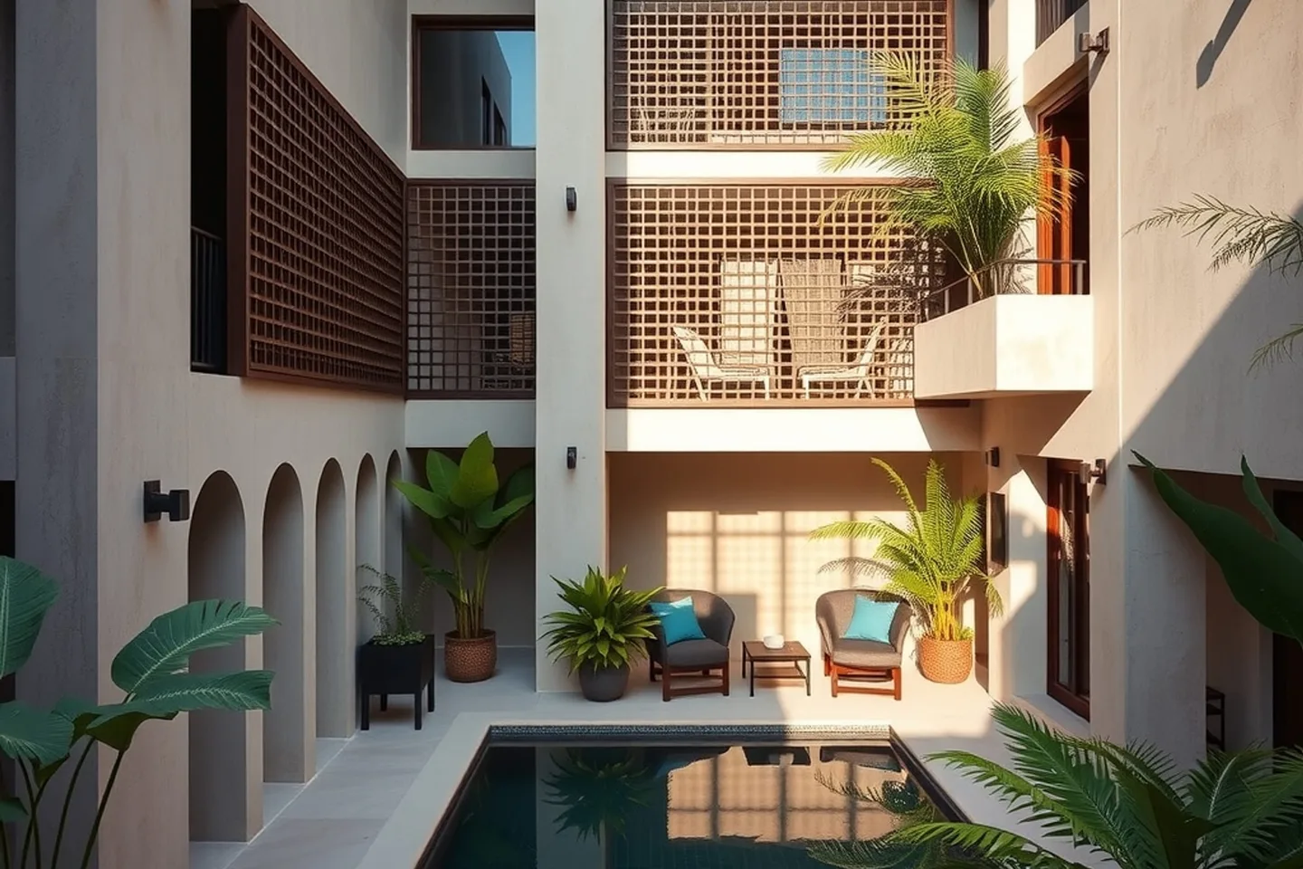 Departamento de 1 recámara con lock-off y alberca en Aldea Zamá, Tulum — foto 1