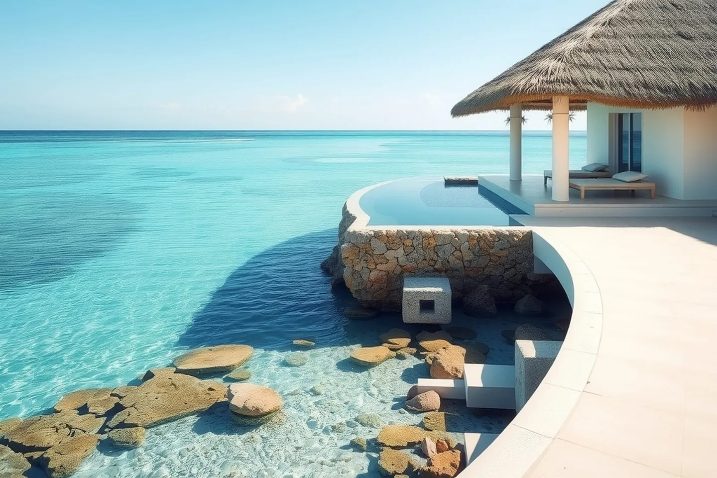 Villa frente al mar de 5 recámaras en Akumal Norte con acceso directo a la playa — foto 1