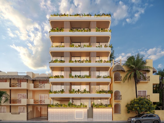 Exclusivos departamentos a pocos pasos del mar en Playa del Carmen 🏝️